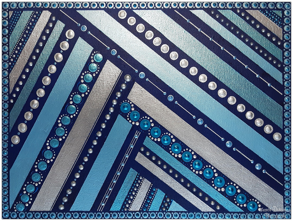 DOT ART GEOMETRY 7 - toile 30x40cm