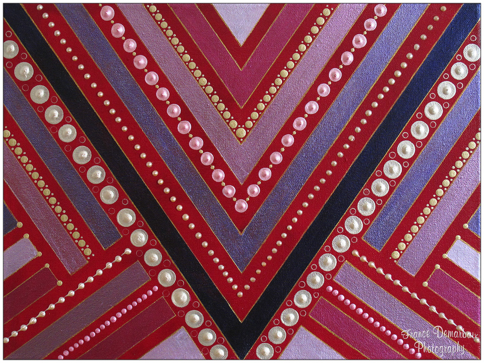 DOT ART GEOMETRY 8 - toile 30x40cm