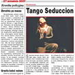article sur Tango Seduccion dans le journal polonais "Extra"